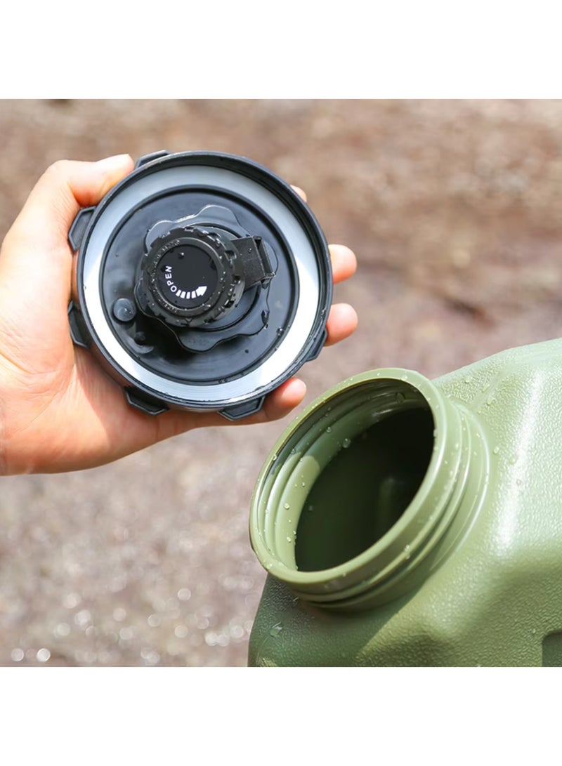 25L Camping Water Jug Outdoor Water Storage Container with Driving Tap Large Capacity Water Tank Bucket - Image 4